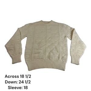 M Robert Bruce Made USA Grandpa Granny Vintage VTG Mens Sweater